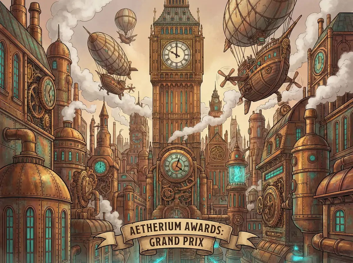 每日大赛+mrds 参赛作品 - 蒸汽纪元插画作品